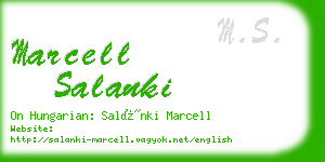 marcell salanki business card